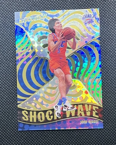 2021-22 Panini Revolution Josh Giddey Rookie #2 Shock Wave RC NBA Card Bulls