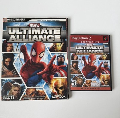 Marvel Ultimate Alliance Special Edition PS2 Game + BradyGames Strategy Guide