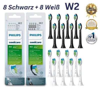 16X Philips Sonicare W2 Optimal White Standard Schallzahnbürstenköpfe C3 2026 DE
