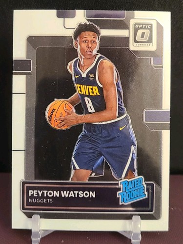 2022-23 Panini Donruss Optic Peyton Watson #223 RC