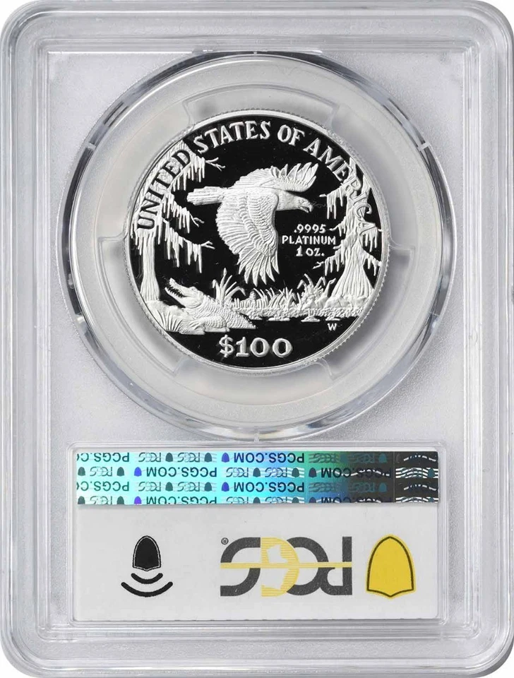 1999-W $100 American Platinum Eagle PR70DCAM PCGS - Image 2 of 2