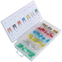 KFZ Sicherungen Autosicherungen Flachsicherungen 120Tlg. Mini Sicherungssatz Set