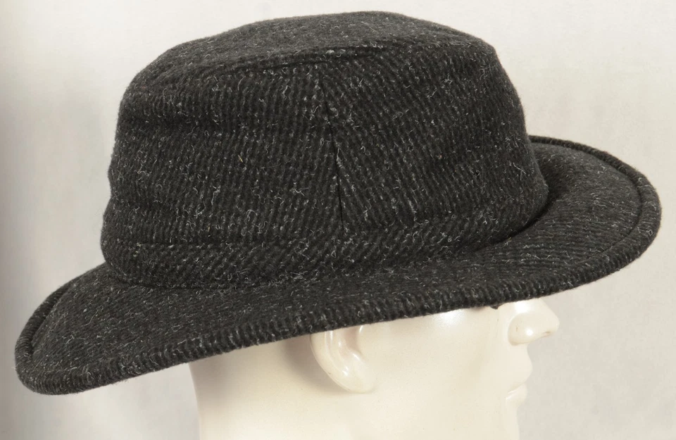 Sombrero de invierno de lana Tilley Durables orejeras plegables TW2 talla 7 1/2 forrado Foto 3 de 4