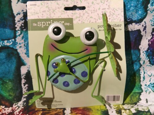 The Spring Shop Green Pot Percher/Frog - Picture 2 of 3