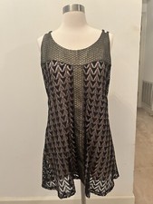 Kardashan Kollection Gold and Black Dress NWT 