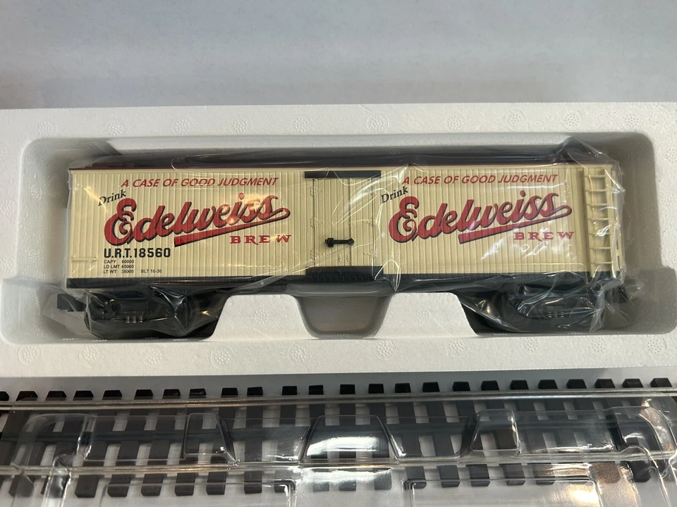 MTH Railking Die Cast 30-8621 Edelweiss Reefer Car - O Giage - NIB - 2002 - NICE - Image 3 of 3