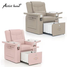 Pro Pedicure Manicure Nail Massage Chair Recliner Salon Spa w/Smart Foot Bathtub
