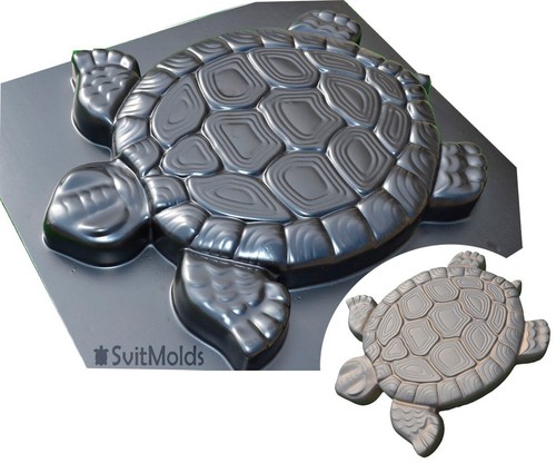 Concrete Mold Turtle Stepping Stone Cement Mould ABS Tortoise Garden Path S02 - Picture 1 of 5