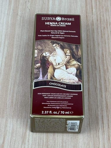 Surya Brasil Henna Cream - Chocolate 1 Box 10/2026 Expiration Date