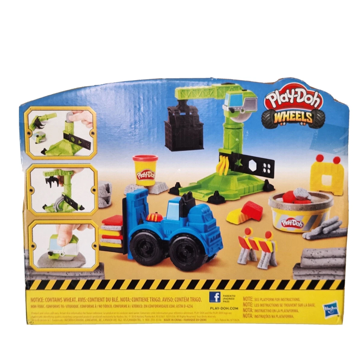 Playdough Kit, Construction and Truck Play Dough, Sensory Play, Pretend  Play, Playdoh Tools, Craft Kit, Busy Box for Kids, Boys Gift