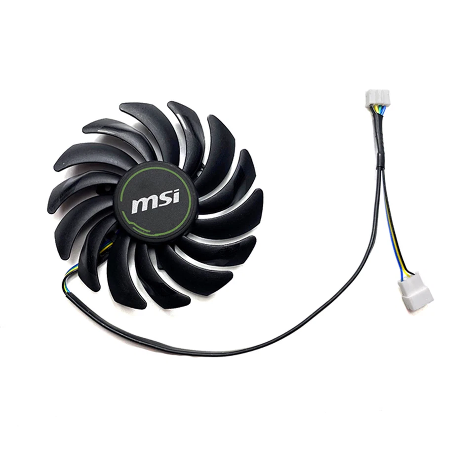 PLD09210S12HH Graphics Card Cooling Fan for MSI RTX2060 SUPER 8GB VENTUS Black - Image 3 of 4