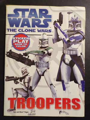 Star Wars: the Clone Wars, sticker & coloring book (Dalmatian 2008)  PB, J107
