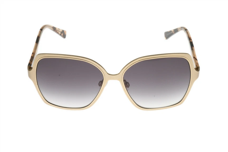 Gafas de sol cuadradas Derek Lam para mujer Samara doradas lentes degradadas tortuga 57 mm Foto 2 de 4