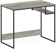 Moretti Lifestyle Study Desk, 35 Inches, French Oak Grey