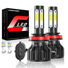 For Nissan Kicks P15 2017-2023 2x H11 LED Headlight Bulbs Dipped Beam 6000k