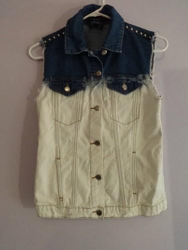 Forever 21 Denim Vest Juniors Size 