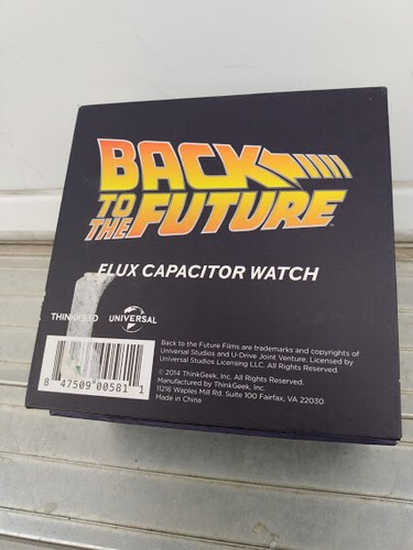 Back to the Future Flux Capacitor Wristwatch WATCH BRAND NEW & OPEN BOX - Picture 5 of 6