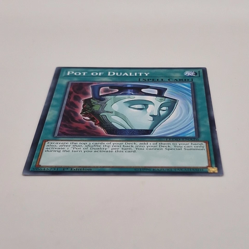 Yu-Gi-Oh! Pot of Duality (Spell Card) Legendary Dragon Decks LEDD-ENA26 - Image 3 of 4