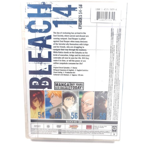 Bleach 14: The Rescue New DVD Anime Original Uncut Episodes 54-58 - Picture 2 of 2