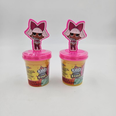 Kiddy Dough  Stamp Stars Diva Figure Stampers 2x, New in Original Packaging