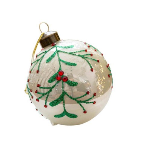 8cm Multicolor Christmas Ball Suspensable Christmas Tree Pendants Kids Gifts - Picture 14 of 15