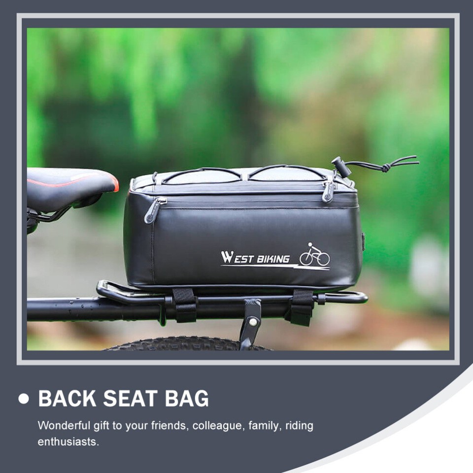 Bike Bag Bike Storage Pouch Back Seat Bag Bike Tail Large Capacity