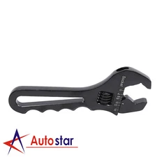 3AN To 16AN Adjustable Wrench Black Aluminum Tool Spanner For Hose End Fitting