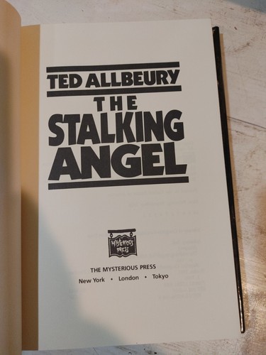 Ted Allbeury The Stalking Angel Hardcover Book 1988 - Foto 2 di 4