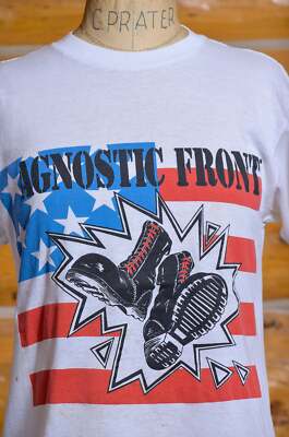 1989 Agnostic Front Live and CBGB Hardcore Punk T Shirt | eBay