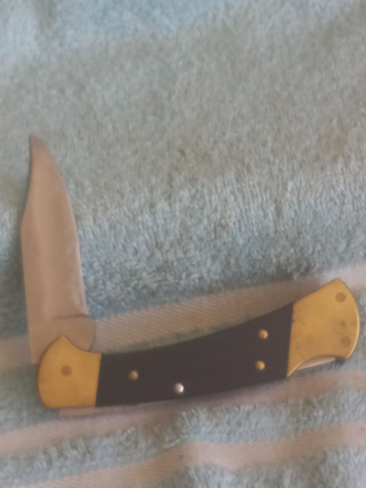 buck 112 folding knife With Leather Pouch eBay