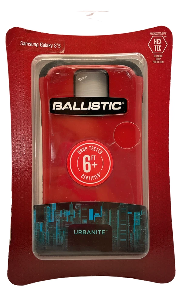 Ballistic Urbanite Series Case for Samsung Galaxy S5, Red/Black - Image 3 of 4