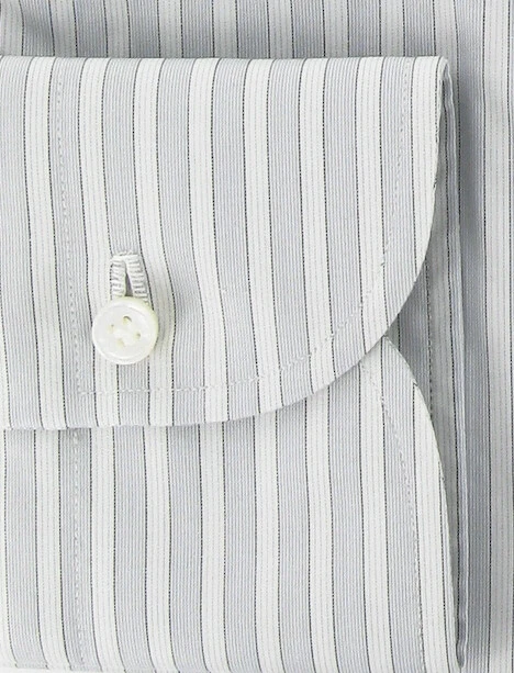 Camisa gris Finamore Napoli 16/41 Foto 3 de 4