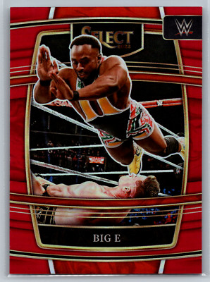 Big E 2022 Panini Select WWE Red Prizm /249 #63 Concourse Smackdown