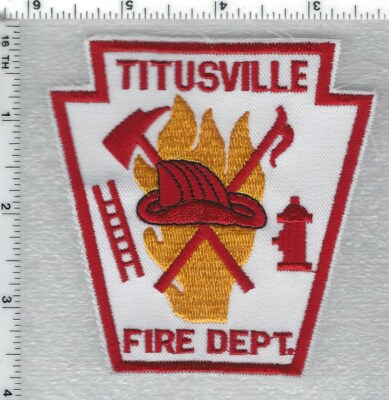 Titusville Fire Department (Pennsylvania) Shoulder Patch | eBay