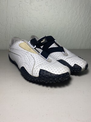 Vintage PUMA Mostro White Leather Driving/Riding Shoes UK 4.5 Womens 7 Mens  5.5 | eBay