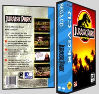 Jurassic Park - Sega Cd Reproduction Art Dvd Case No Game Jurassic Park - Sega Cd Reproduction Art Dvd Case No Game