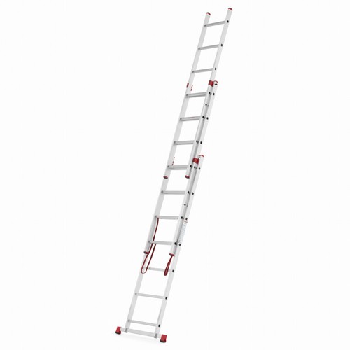 Universal-Aluminiumleiter 3x7 HIGHER 5,30 m für Treppen EN-131-1 mit TÜV - Bild 11 von 17