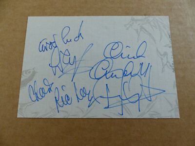 TEN YEARS AFTER Alvin Lee signed Autogramm signiert auf 10,5x15 cm Zettel 