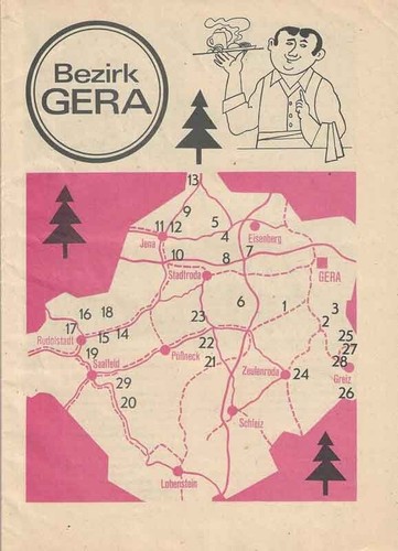 DDR Berlin 1970 KONSUM-Sommerreiseführer Entdecken Sie Thüringer Gastlichkeit - Bild 2 von 5
