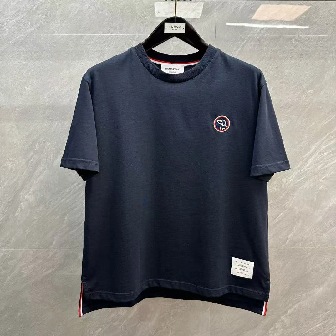Camicia Thom Browne Blu Oxford Slim Fit &ndash; Puro Cotone, Taglia TB1, Nuovo Senza Etichette