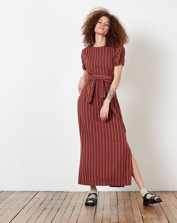 chinese dress ladies Violette Bubble Hem Maxi Dress | Black main image 1