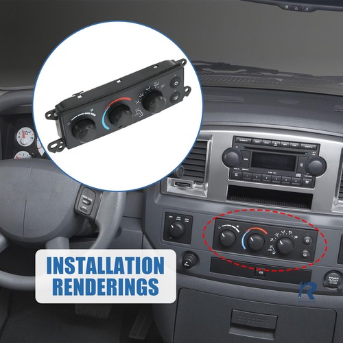 Heater Climate Control Module A/C fit for Dodge RAM 1500 2500 Dakota 2008-2011 - Picture 2 of 24