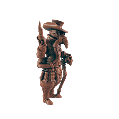 Plague Doctor - Bolts and Brimstone - Minis - EC3D - Steampunk - SciFi RPG - Picture 3 of 3