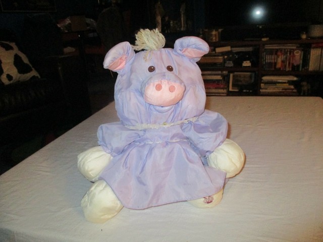 purple pig stuffed animal