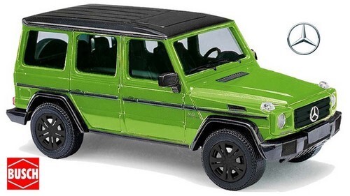 MB Classe G 4x4 Edition 35 Blanche – Busch 1/87, Modèle 2018, Miniature Ho