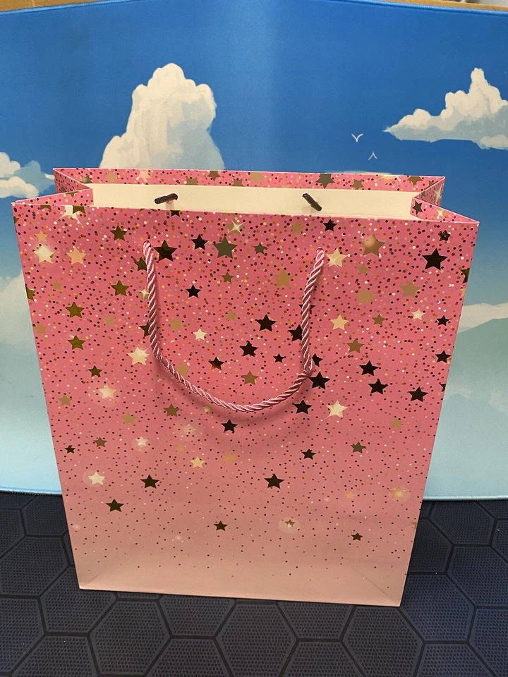 4 Цветная бумага вечеринки сумки подарок сумка с ручками день рождения читать описание - Изображение 4 из 4