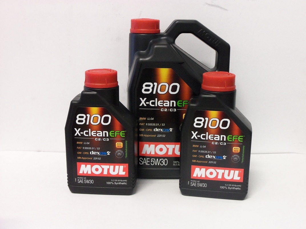 MOTUL 8100 X-CLEAN+ 5W-30 BMW LL04 MB 229.51 VW 50400 VW 50700 5+1 Liter Motoröl