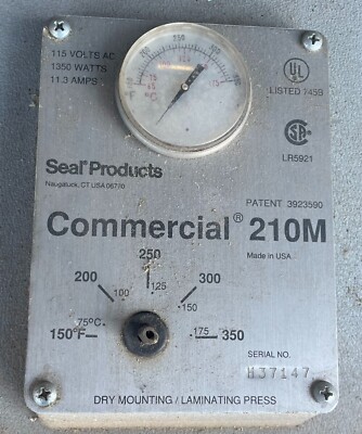 Seal Products Commercial 210M Dry Mounting/Laminating Press, Needs