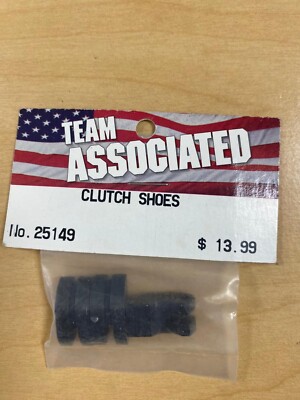 Vintage RC Team Associated 25149 Clutch Shoes Rubber Black