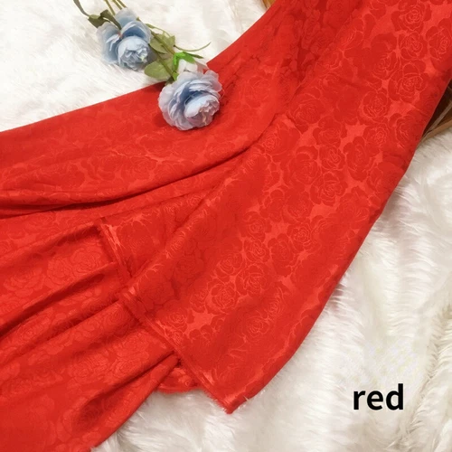 150*100cm Brocade Damask Fabric Floral Sewing for Vintage Costume Furniture DIY - Picture 7 of 17